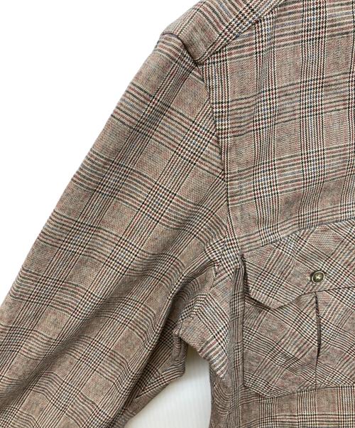 giannetto（ジャンネット）giannetto (ジャンネット) チェックシャツ ベージュ サイズ:	SIZE Mの古着・服飾アイテム