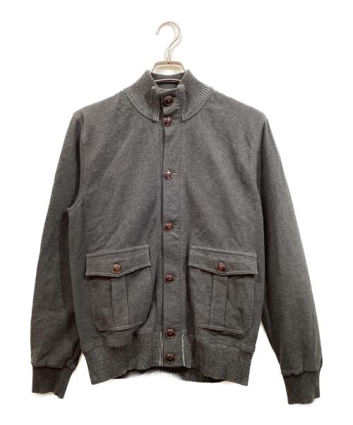 CIRCOLO 1901（チルコロ1901）CIRCOLO 1901 (チルコロ1901) スタンドカラーブルゾン グレー サイズ:SIZE Mの古着・服飾アイテム