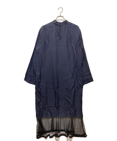 TOGA（トーガ）TOGA (トーガ) Cupra stripe dress ネイビー サイズ:SIZE Mの古着・服飾アイテム