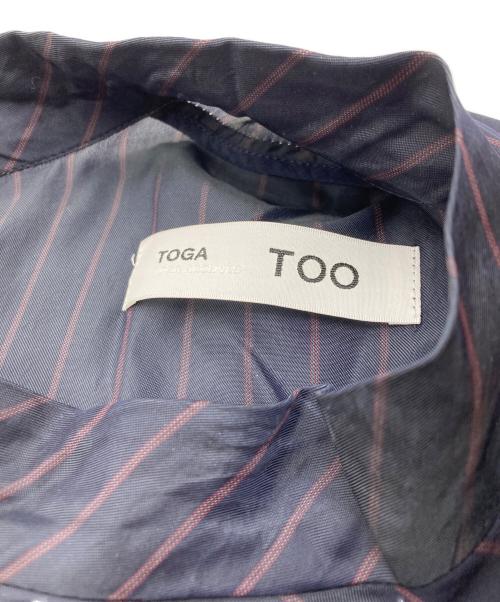 TOGA（トーガ）TOGA (トーガ) Cupra stripe dress ネイビー サイズ:SIZE Mの古着・服飾アイテム