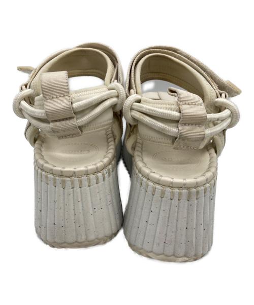Chloe（クロエ）Chloe (クロエ) MANA プラットフォームストラップウェッジサンダル ベージュ サイズ:SIZE 38の古着・服飾アイテム