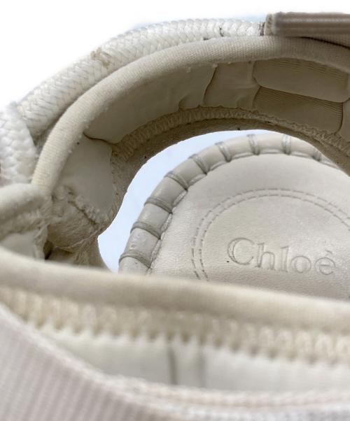 Chloe（クロエ）Chloe (クロエ) MANA プラットフォームストラップウェッジサンダル ベージュ サイズ:SIZE 38の古着・服飾アイテム