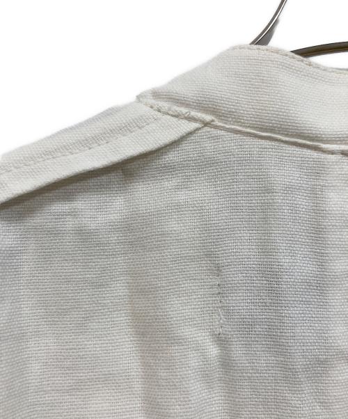 openyy（オープンワイワイ）openyy (オープンワイワイ) LINEN PANELED BOMBER アイボリー サイズ:Sの古着・服飾アイテム