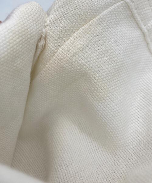 openyy（オープンワイワイ）openyy (オープンワイワイ) Linen Cargo Pants アイボリー サイズ:SIZE Mの古着・服飾アイテム