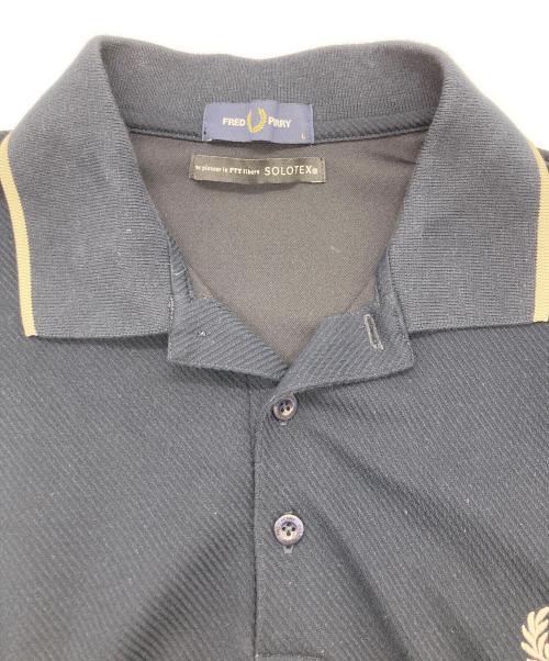 FRED PERRY（フレッドペリー）FRED PERRY (フレッドペリー) ポロシャツ ネイビー サイズ:Lの古着・服飾アイテム