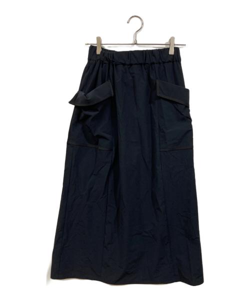 Leilian（レリアン）Leilian (レリアン) パッチポケットロングスカ－ト ブラック サイズ:SIZE 7の古着・服飾アイテム