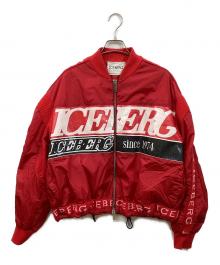 ICEBERG（アイスバーグ）の古着「ボンバージャケット」｜レッド