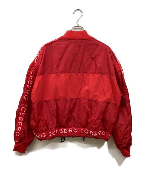 ICEBERG（アイスバーグ）ICEBERG (アイスバーグ) ボンバージャケット レッド サイズ:	SIZE 44の古着・服飾アイテム