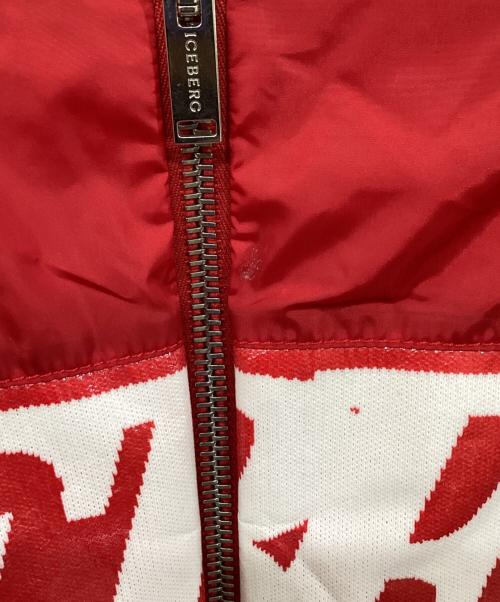ICEBERG（アイスバーグ）ICEBERG (アイスバーグ) ボンバージャケット レッド サイズ:	SIZE 44の古着・服飾アイテム