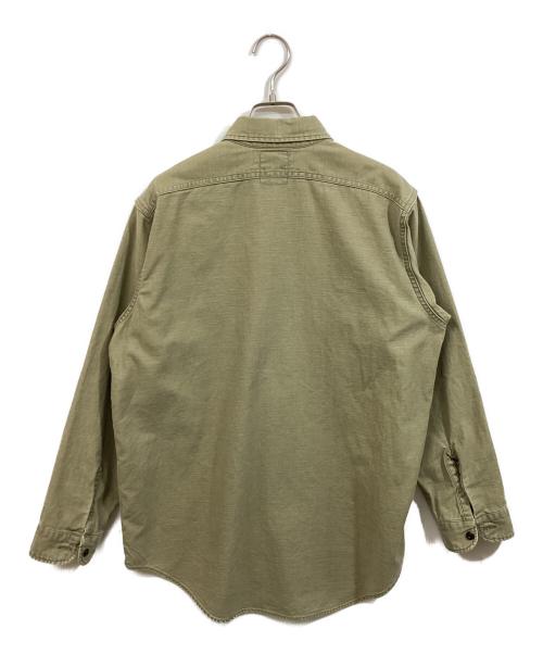 MADISON BLUE（マディソンブルー）MADISON BLUE (マディソンブルー) HAMPTON BACK SATIN SHIRT オリーブ サイズ:SIZE 01の古着・服飾アイテム