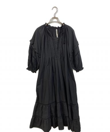 中古・古着通販】MUVEIL (ミュベール) ストライプレースワンピース