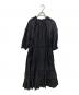 MUVEIL (ミュベール) ストライプレースワンピース ブラック サイズ:	SIZE 38：10000円