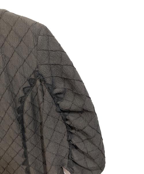 MUVEIL（ミュベール）MUVEIL (ミュベール) トライアングルレースワンピース ブラック サイズ:	SIZE 38の古着・服飾アイテム