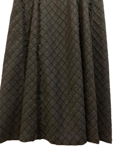 MUVEIL（ミュベール）MUVEIL (ミュベール) トライアングルレースワンピース ブラック サイズ:	SIZE 38の古着・服飾アイテム