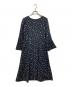 MUVEIL (ミュベール) ネコプリントワンピース ネイビー サイズ:	SIZE 38：12000円