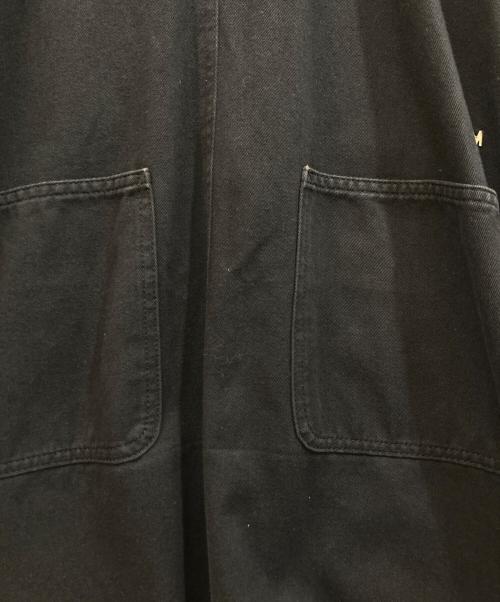 MUVEIL（ミュベール）MUVEIL (ミュベール) パールボタンサロペット ブラック サイズ:SIZE 38の古着・服飾アイテム