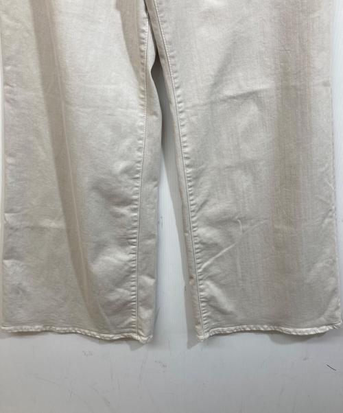 SURT（サート）SURT (サート) MANNISH BAGGY バギー デニム アイボリー サイズ:SIZE Mの古着・服飾アイテム