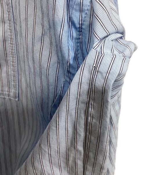 MAISON SPECIAL（メゾンスペシャル）MAISON SPECIAL (メゾンスペシャル) オーバーサイズストライプシャツ ネイビー サイズ:SIZE Freeの古着・服飾アイテム