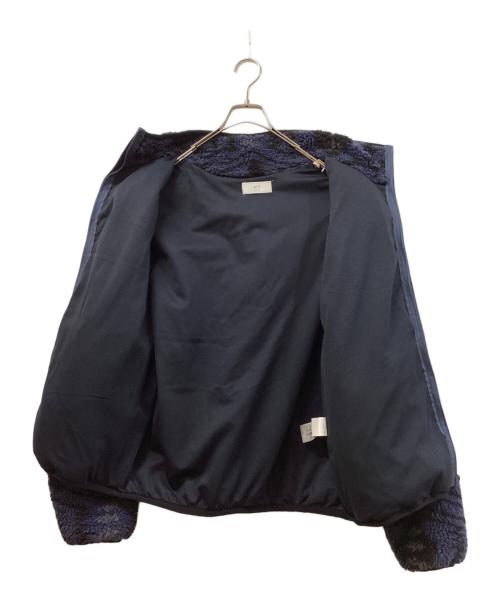 417 by EDIFICE（417 バイ エディフィス）417 by EDIFICE (417 バイ エディフィス) ボアジャケット ネイビー サイズ:SIZE Lの古着・服飾アイテム
