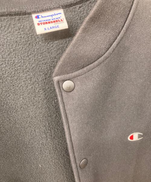 Champion（チャンピオン）Champion (チャンピオン) スナップスウェットジャケット ブラック サイズ:SIZE XLの古着・服飾アイテム