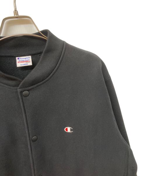 Champion（チャンピオン）Champion (チャンピオン) スナップスウェットジャケット ブラック サイズ:SIZE XLの古着・服飾アイテム