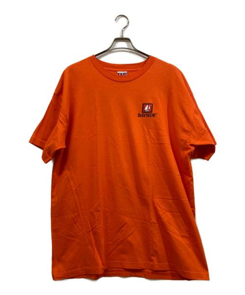 BAY SIDE（ベイ サイド）BAY SIDE (ベイ サイド) THE APARTMENT (ジ アパートメント) プリントTシャツ オレンジ サイズ:2XLの古着・服飾アイテム