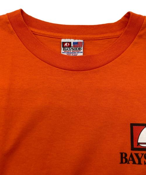 BAY SIDE（ベイ サイド）BAY SIDE (ベイ サイド) THE APARTMENT (ジ アパートメント) プリントTシャツ オレンジ サイズ:2XLの古着・服飾アイテム