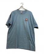 BAY SIDE×the apartmentベイ サイド×ジ アパートメント）の古着「プリントTシャツ」｜スカイブルー