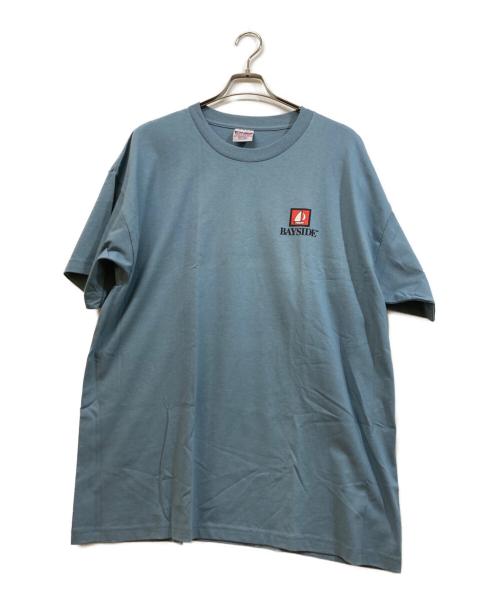BAY SIDE（ベイ サイド）BAY SIDE (ベイ サイド) THE APARTMENT (ジ アパートメント) プリントTシャツ スカイブルー サイズ:	2XLの古着・服飾アイテム