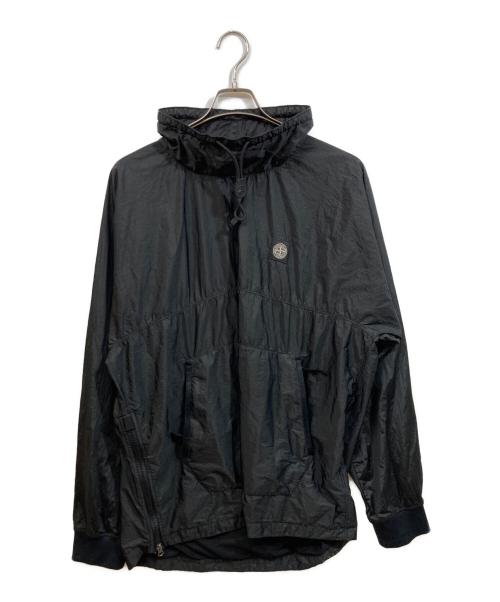 STONE ISLAND（ストーンアイランド）STONE ISLAND (ストーンアイランド) NYLON METAL RIPSTOP ANORAK/ ナイロンメタル アノラックジャケット ブラック サイズ:XXLの古着・服飾アイテム