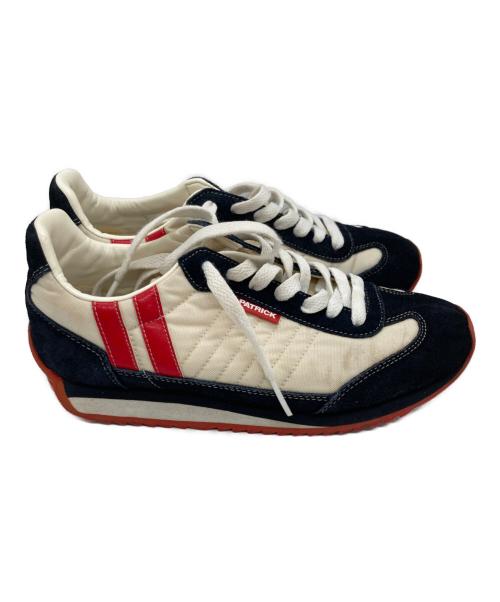 PATRICK（パトリック）PATRICK (パトリック) ローカットスニーカー ホワイト×ネイビー サイズ:	SIZE 37の古着・服飾アイテム