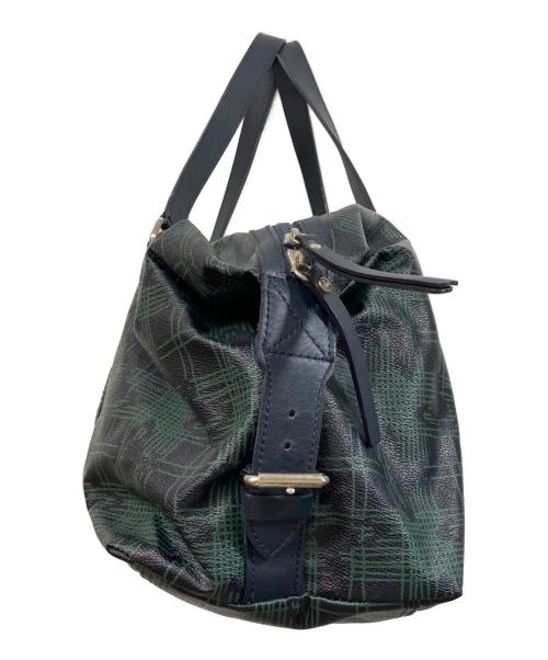 Vivienne Westwood man（ヴィヴィアン ウェストウッド マン）Vivienne Westwood man (ヴィヴィアン ウェストウッド マン) ボストンバッグ グリーンの古着・服飾アイテム