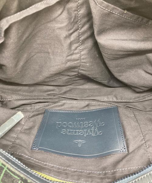 Vivienne Westwood man（ヴィヴィアン ウェストウッド マン）Vivienne Westwood man (ヴィヴィアン ウェストウッド マン) ボストンバッグ グリーンの古着・服飾アイテム