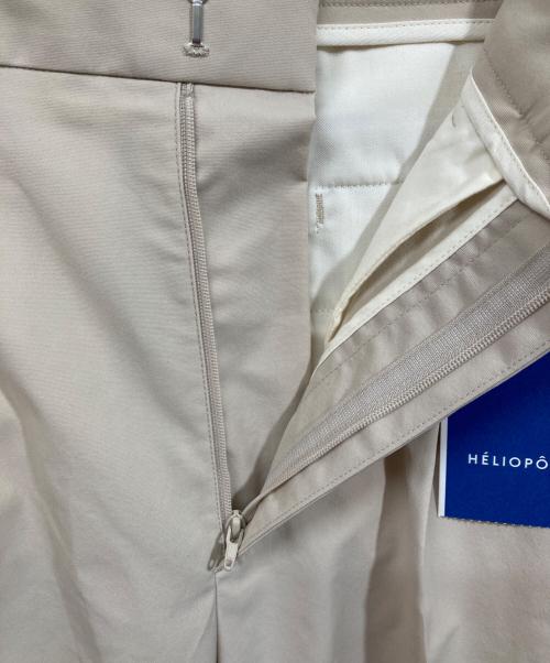heliopole（エリオポール）heliopole (エリオポール) COTTONYポリエステルテパードパンツ アイボリー サイズ:	SIZE 38の古着・服飾アイテム