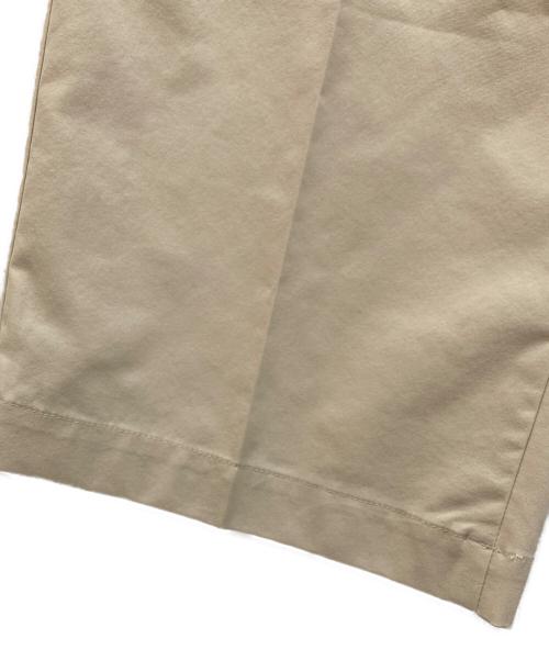 heliopole（エリオポール）heliopole (エリオポール) COTTONYポリエステルテパードパンツ アイボリー サイズ:	SIZE 38の古着・服飾アイテム