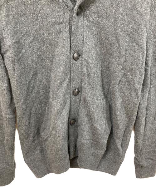 POLO RALPH LAUREN（ポロ・ラルフローレン）POLO RALPH LAUREN (ポロ・ラルフローレン) ショールカラーニットカーディガン グレー サイズ:	SIZE Sの古着・服飾アイテム
