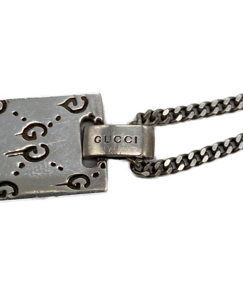 GUCCI（グッチ）GUCCI (グッチ) ゴーストネックレス シルバーの古着・服飾アイテム