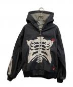 90909090）の古着「Bone Rigid Denim Zip Hoodie」｜インディゴ