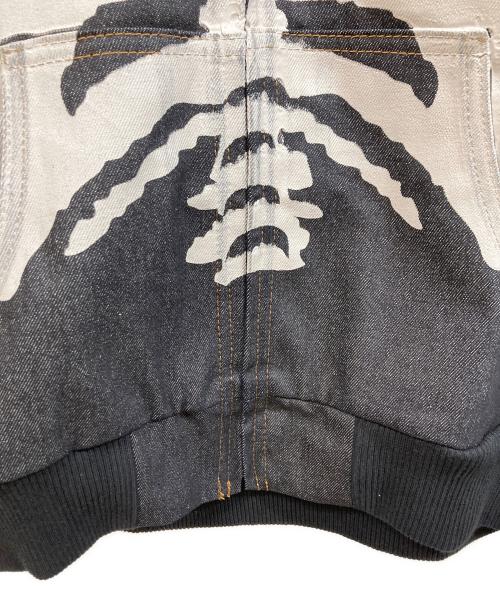 9090（9090）9090 (9090) Bone Rigid Denim Zip Hoodie インディゴ サイズ:	SIZE Mの古着・服飾アイテム