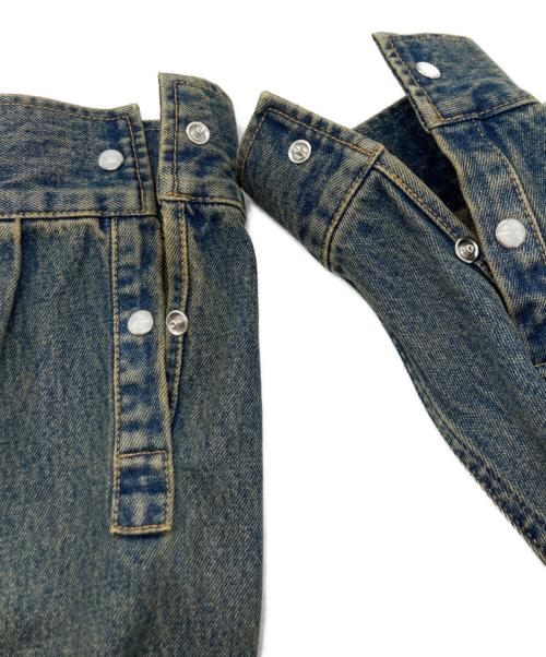 JUN/NAKAYAMA（ジュン ナカヤマ）JUN/NAKAYAMA (ジュン ナカヤマ) FRINGE DENIM SHIRTS/ヴィンテージライクデニムシャツ インディゴ サイズ:SIZE 46の古着・服飾アイテム
