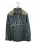 JUN/NAKAYAMA（ジュン ナカヤマ）の古着「FRINGE DENIM SHIRTS/ヴィンテージライクデニムシャツ」｜インディゴ