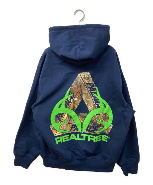 PALACE（パレス）PALACE (パレス) REALTREE TRI-FERG HOOD ネイビー サイズ:SIZE Mの古着・服飾アイテム