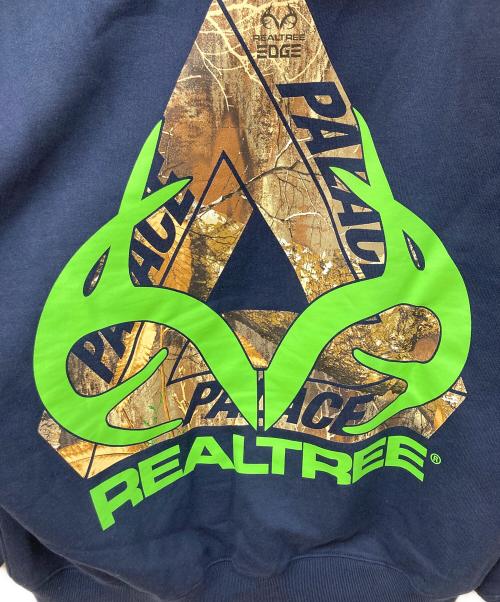 PALACE（パレス）PALACE (パレス) REALTREE TRI-FERG HOOD ネイビー サイズ:SIZE Mの古着・服飾アイテム