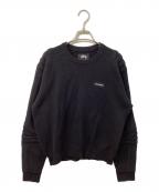stussyステューシー）の古着「MOTO SWEATER」｜ブラック