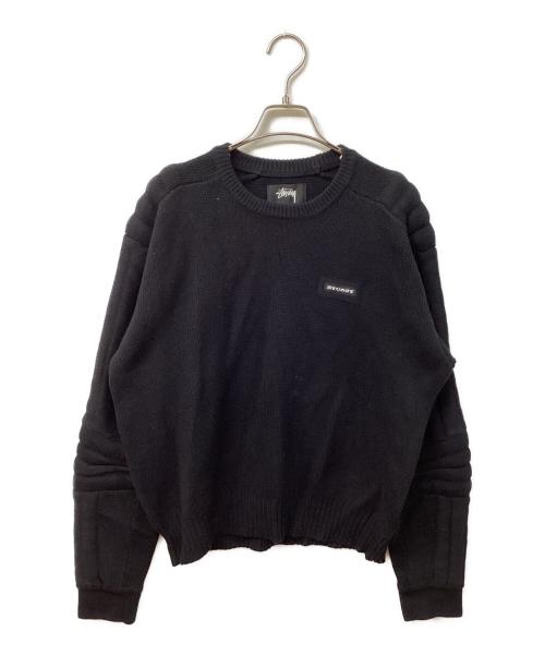 stussy（ステューシー）stussy (ステューシー) MOTO SWEATER ブラック サイズ:SIZE Mの古着・服飾アイテム