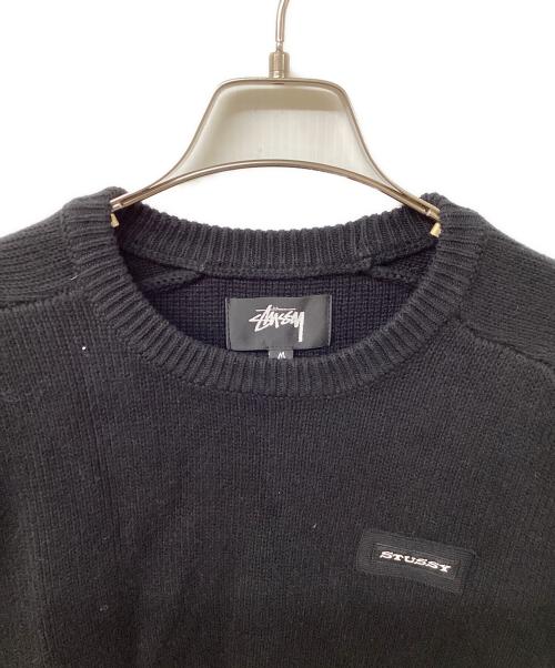stussy（ステューシー）stussy (ステューシー) MOTO SWEATER ブラック サイズ:SIZE Mの古着・服飾アイテム