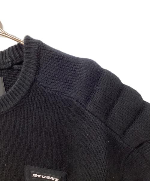 stussy（ステューシー）stussy (ステューシー) MOTO SWEATER ブラック サイズ:SIZE Mの古着・服飾アイテム