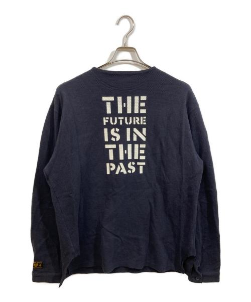 HUMAN MADE（ヒューマンメイド）HUMAN MADE (ヒューマンメイド) HENLEY NECK L/S T-SHIRT ブラック サイズ:SIZE Lの古着・服飾アイテム