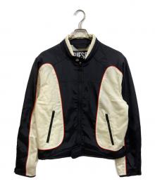 DIESEL（ディーゼル）の古着「ジップアップジャケット」｜ブラック