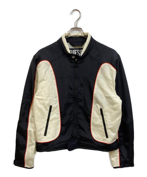 DIESEL（ディーゼル）DIESEL (ディーゼル) ジップアップジャケット ブラック サイズ:SIZE 50の古着・服飾アイテム